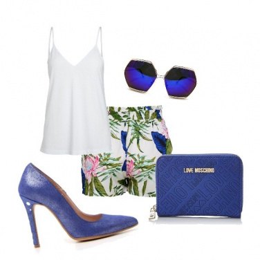 Outfit Shorts fiorato