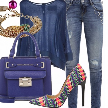 Outfit Jeans e tacco