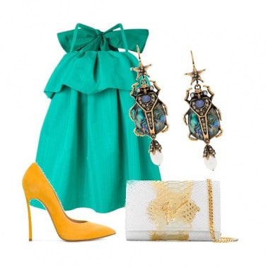 Outfit Verde tiffany