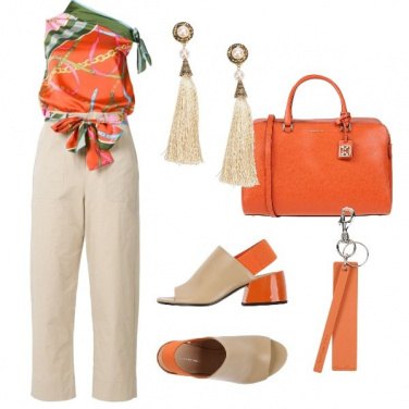 Outfit Arancione con allegria