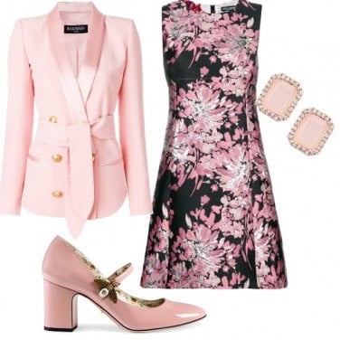 Outfit Sexy in rosè