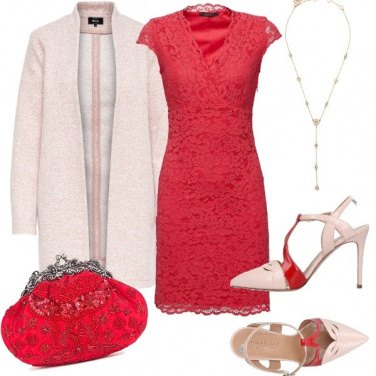 Outfit Matrimonio tra cipria e corallo