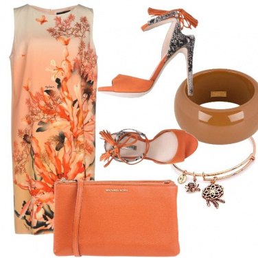 Outfit Arancio e caramello