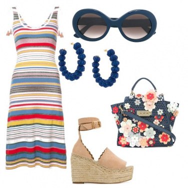Outfit In spiaggia al tramonto