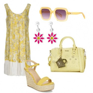 Outfit Giallo e colore