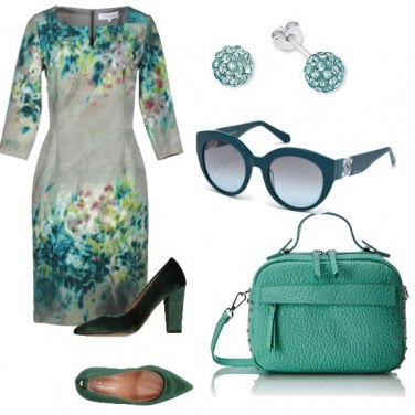 Outfit Il tubino impressionista