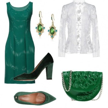 Outfit Verde bon ton
