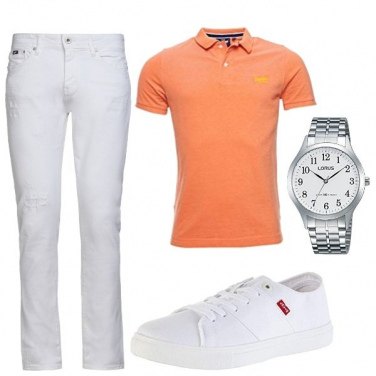 Outfit Vaqueros Blanco Hombre: 1 Outfit Hombre | Bantoa