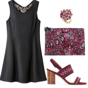 Outfit Minidress nero