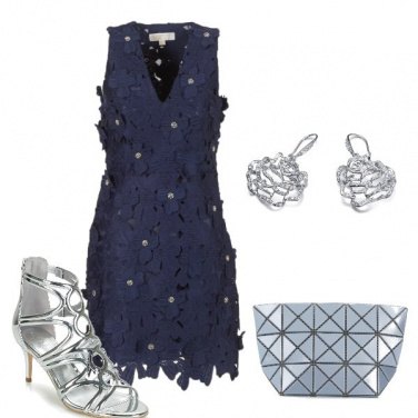 Outfit Fiori blu