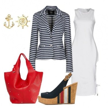 Outfit Tendenza navy