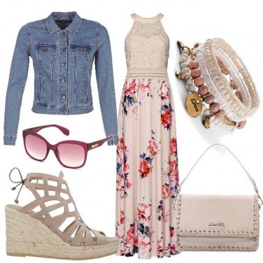 Outfit Vestiti Beige A fiori Donna: 3 Outfit Donna | Bantoa