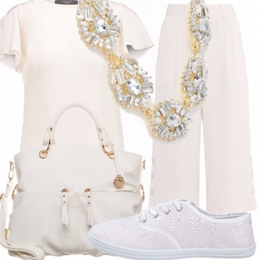 Outfit Bianco sporty chic