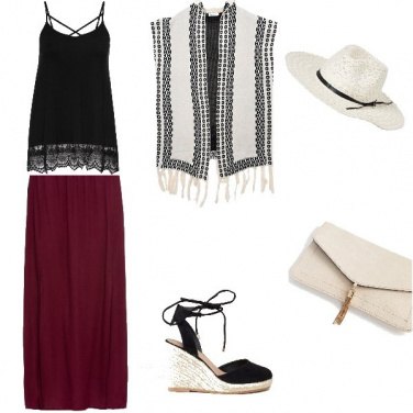 Outfit Comodità in stile boho