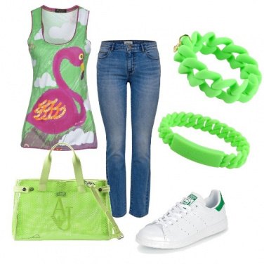 Outfit Verde fluo