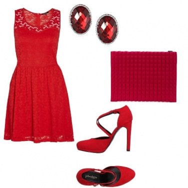 Outfit Total rouge