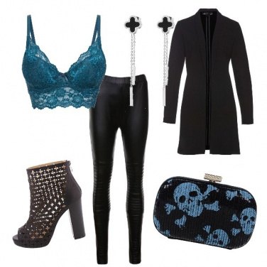Outfit Rock Petrol