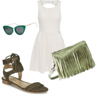 Outfit Verde muschio