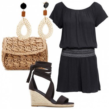 Outfit Tute Nero Donna: 3 Outfit Donna | Bantoa