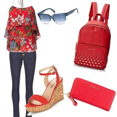 Outfit Zainetto rosso passion