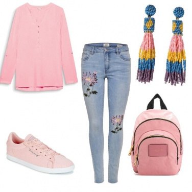 Outfit Orecchini al top