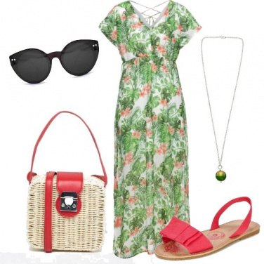 Outfit Vestito a impero