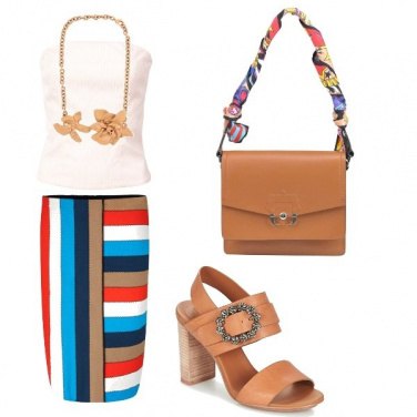 Outfit La gonna colorata
