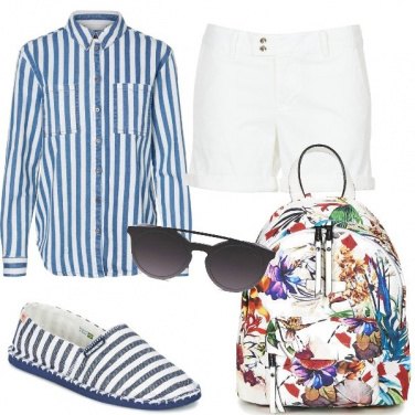 Outfit Righe al quadrato