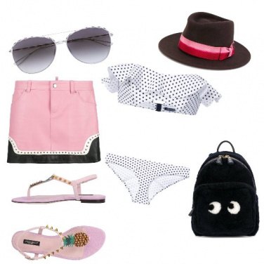 Outfit Pink beach