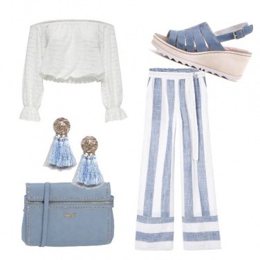 Outfit Azzurro cielo