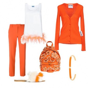 Outfit Azzardo arancione