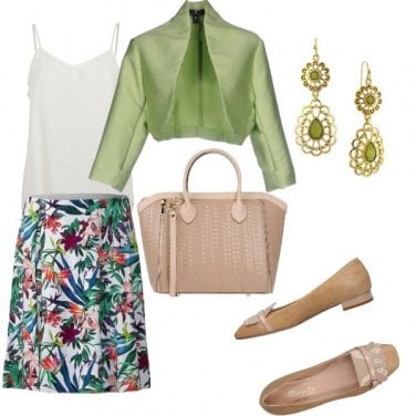 Outfit Lady in green