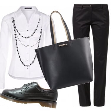 Outfit Black & white