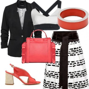 Outfit Accessori corallo