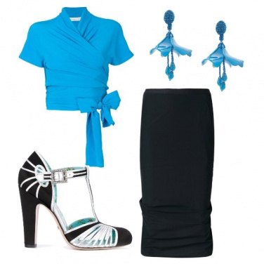 Outfit Blue bon ton