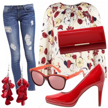 Outfit Red passion