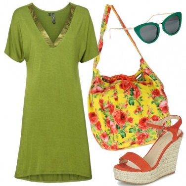 Outfit La borsa floreale