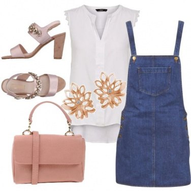 Outfit Bon ton in salopette