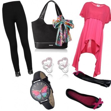 Outfit Borsa con fiocco