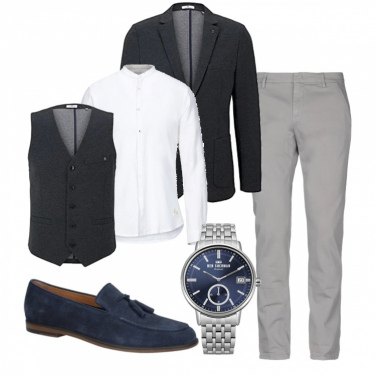 Outfit Pantaloni Grigio Uomo: 13 Outfit Uomo | Bantoa