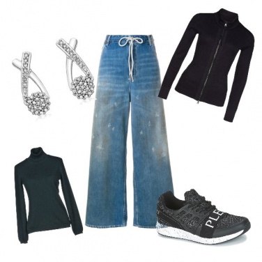 Outfit Jeans sporty chic