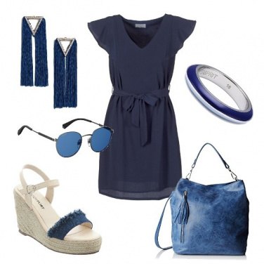 Outfit Blu su blu