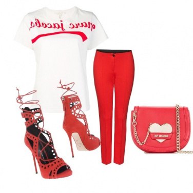 Outfit Rosso fuoco