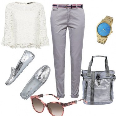 Outfit Trendy, argento con un tocco d\'oro