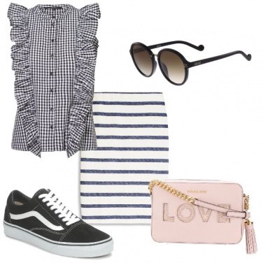 Outfit Righe e quadretti