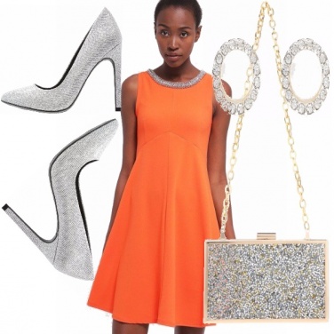 Outfit Arancio e argento!