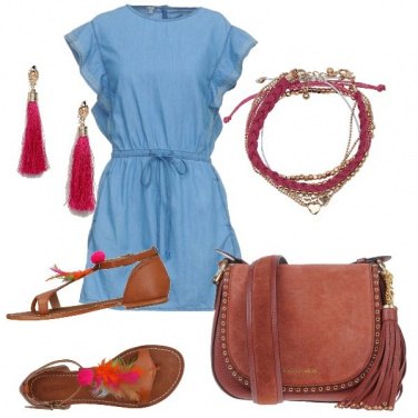 Outfit Un abitino azzurro