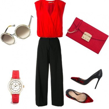 Outfit Rosso che passione