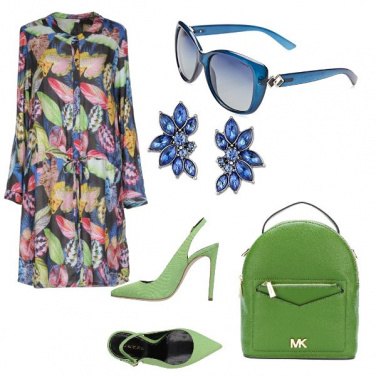 Outfit Chemisier colorato