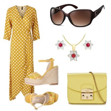 Outfit Pois e margherite